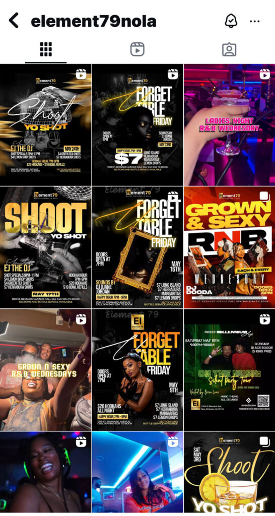 Collage of Instagram Graphics